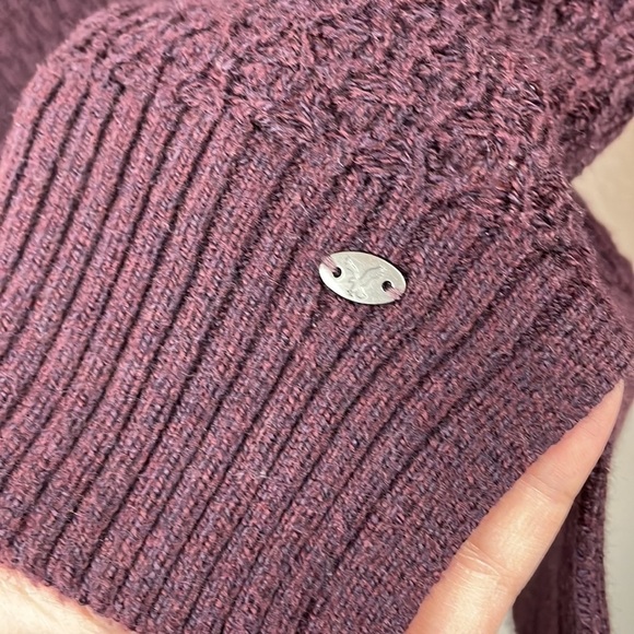 American eagle plum loose knit sweater size S - Picture 3 of 5